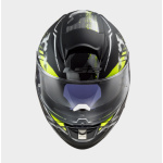 CASCO LS2 FF397 VECTOR EVO col. STENCIL YELLOW - immagine 2