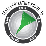 PETTORINA LEATT CHEST PROTECTOR 5.5 PRO BLACK - taglia unica - immagine 3