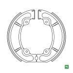 COPPIA GANASCE FRENO NEWFREN per CAGIVA ALETTA e ELEFANT 125 mod. GF0225 - immagine 2