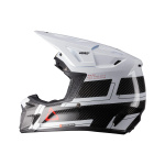 CASCO LEATT 9.5 CARBON WHITE con TECNOLOGIA 360° TURBINE + MASCHERINA VELOCITY 6.5 CRYZTAL WHITE ROSE 32 VLT - immagine 4
