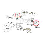 CP. PLACCHETTE LATERALI per NOLAN N43/N43E/N43E AIR/N43 AIR e GREX G4.1/G4.1 PRO - immagine 2