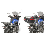Attacco posteriore Givi 2130FZ per Yamaha Tracer 700, specifico per bauletto Monokey o Monolock da abbinare alla piastra Monokey M5, M9A, M9B, M8A, M8B, o alla piastra Monolock M5M - immagine 2