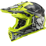 CASCO LS2 CROSS MX 437 FAST EVO col. CRUSHER FLUO - immagine 2