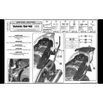 Attacco posteriore Givi 347F per Yamaha TDM 900 02-14, specifico per bauletto Monokey o Monolock, da abbinare a piastra Monokey M3 o Monolock MM - immagine 2