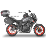 Attacco posteriore Givi 2140FZ per Yamaha MT-07 18-, specifico per bauletto Monokey o Monolock da abbinare alla piastra Monokey M5, M9A, M9B, M8A, M8B, o alla piastra Monolock M5M - immagine 3
