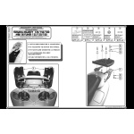 Attacco posteriore Givi SR46M per MBK Skyliner 125-150 01-13 e Yamaha YP Majesty 125-150-180 01-11, specifico per bauletto Monolock, comprensivo di piastra Monolock - immagine 2