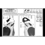 Attacco posteriore Givi SR18 per Honda Jazz 250 01-04, specifico per bauletto Monokey, comprensivo di piastra Monokey - immagine 2