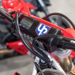 PARACOLPI MANUBRIO CON CRONOMETRO UP DESIGN NERO - immagine 3