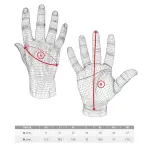 Guanti FIVE touring/adventure TFX-1 GTX BLACK - immagine 3