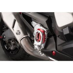 PEDANE LIGHTECH PER HONDA X-ADV 750 2017-2018 - ROSSO - immagine 3
