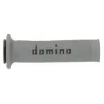 COPPIA MANOPOLE STRADALI DOMINO SERIE A010 GRIGIO/NERO - immagine 2