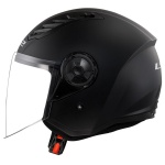 CASCO LS2 JET OF616 AIRFLOW II col. NERO OPACO ECE 22.06 - immagine 3