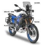 Attacco laterale Givi PLO2145CAM per Yamaha Tenere 700 specifico per valigie Monokey CAM-SIDE