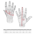 Guanti FIVE racing RFX-4 EVO black/white/red - immagine 3