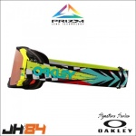 Mascherina CROSS OAKLEY AIRBRAKE HERLINGS SIGNATURE PRIZM LENS BLACK IRIDIUM 7046-E7 - immagine 5