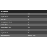 MANUBRIO CROSS RENTHAL FATBAR piega 839-01 colore NERO - immagine 2