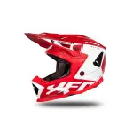 CASCO MOTOCROSS UFO ECHUS ROSSO-BIANCO art. HE170 - immagine 2