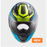 CASCO LS2 FF353 RAPID col. GALE Blue/Yellow - immagine 2
