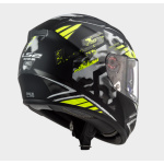 CASCO LS2 FF397 VECTOR EVO col. STENCIL YELLOW - immagine 5