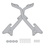 Attacco posteriore Givi 1179FZ per Honda Africa Twin CRF1100L, specifico per bauletto Monokey o Monolock da abbinare alla piastra Monokey M5, M9A, M9B, M8A, M8B, o alla piastra Monolock M5M - immagine 2