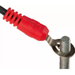 CONNETTORE con OCCHIELLI M6 e FUSIBILE 15A per MANTENITORE / CARICA BATTERIE OPTIMATE con ATTACCO SAE - immagine 2