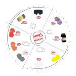 LENTE ENDURO JW ROSE 32% LEATT per OCCHIALI LEATT VELOCITY 4.0 4.5 5.0 5.5 6.5 - immagine 2