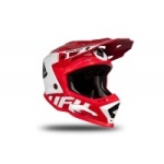 CASCO MOTOCROSS UFO ECHUS ROSSO-BIANCO art. HE170 - immagine 3