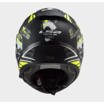 CASCO LS2 FF397 VECTOR EVO col. STENCIL YELLOW - immagine 4