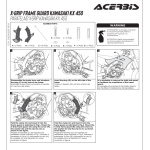 PARATELAIO ACERBIS per KAWASAKI KX 250 2025 e KX 450 2024/2025 4tempi col. SILVER - immagine 2