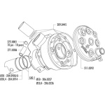 GRUPPO TERMICO POLINI 80cc IN GHISA per MINARELLI AM6 - immagine 2