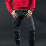 Pantaloni Uomo Cargo Ls2 Straight Dark Grey - immagine 3