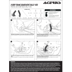 PARATELAIO ACERBIS per KOVE 450 RALLY/RALLY PRO col. BIANCO/NERO - immagine 3