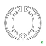 COPPIA GANASCE FRENO NEWFREN per APRILIA TUAREG mod. GF1182 - immagine 2