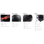 CASCO LS2 JET OF600 COPTER II col. SOLID Nero ECE 22.06 - immagine 3