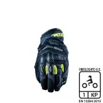 Guanti FIVE X-RIDER WP BLACK/FLUO YELLOW - immagine 2