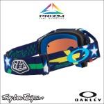 Mascherina CROSS OAKLEY AIRBRAKE TLD BLUE BANNER 007046-D1 - immagine 4