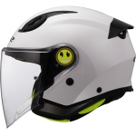 CASCO LS2 JET JUNIOR OF 622 FUNNY II SOLID WHITE - immagine 3