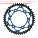 CORONA CHIARAVALLI X-RACE NERA PASSO 520 per YAMAHA Tenere' 700 - immagine 4