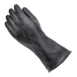 Antipioggia COPRIGUANTI UNISEX in gomma col. NERO - immagine 2