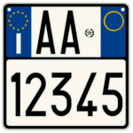 CATADIOTTRO TARGA MOTO OMOLOGATO - immagine 3