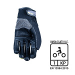 Guanti FIVE touring/adventure TFX-3 AIRFLOW Grey/Fluo - immagine 3