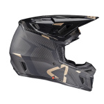 CASCO LEATT 9.5 CARBON con TECNOLOGIA 360° TURBINE + MASCHERINA VELOCITY 6.5 IRIZ STEALTH BRONZE 68 VLT - immagine 3