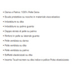 Guanti touring mezza stagione 100% impermeabile CLOVER MS 06 LADY art. 11006 N/N - immagine 4