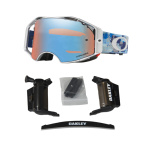 Mascherina CROSS OAKLEY AIRBRAKE TOMAC SIGNATURE CLEAR LENS 7046-70 + Roll Off - immagine 2