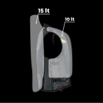 MOTO-AIRBAG MAB V4 COMPLETO - NERO/FLUO - immagine 8