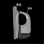 MOTO-AIRBAG MAB V4 COMPLETO - NERO/FLUO - immagine 8