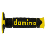 COPPIA MANOPOLE FUORISTRADA DOMINO SERIE A260 NERO/GIALLO - immagine 2