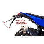 Porta-targa REGOLABILE completo RACETECH mod. INTEGRA per YAMAHA TENERE' 700 - immagine 4