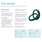 KIT REVISIONE FORCELLA SKF Alta Scorrevolezza con labbro singolo per KOVE 450 - immagine 3