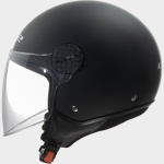 CASCO LS2 JET OF558 SPHERE II col. NERO OPACO - immagine 4